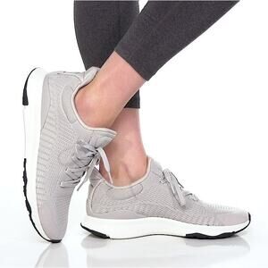 FitFlop Sz 7 Tiptoe Grey Mix Vitamin FFX Knit Running Sport Sneakers P1-45